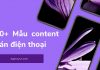 content bán điện thoại