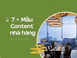 content nhà hàng